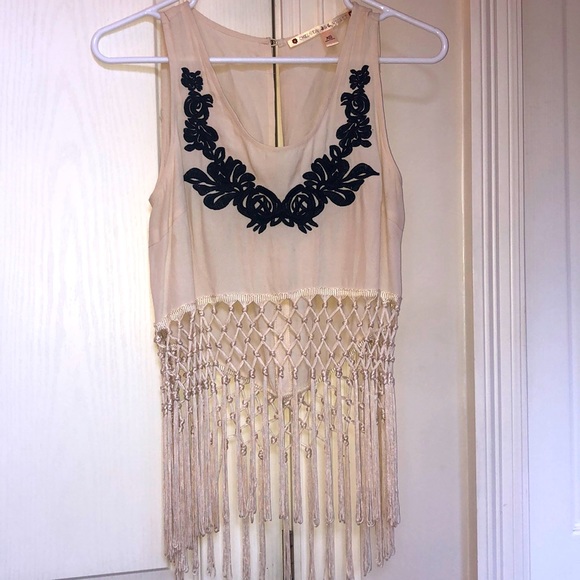 Fringe Crop Top - Picture 1 of 1